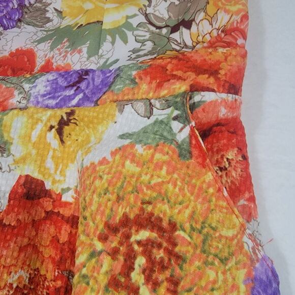 Danny and Nicole Dress Multicolor Floral Womens 18 Colorful Vacation Summer - Picture 7 of 12